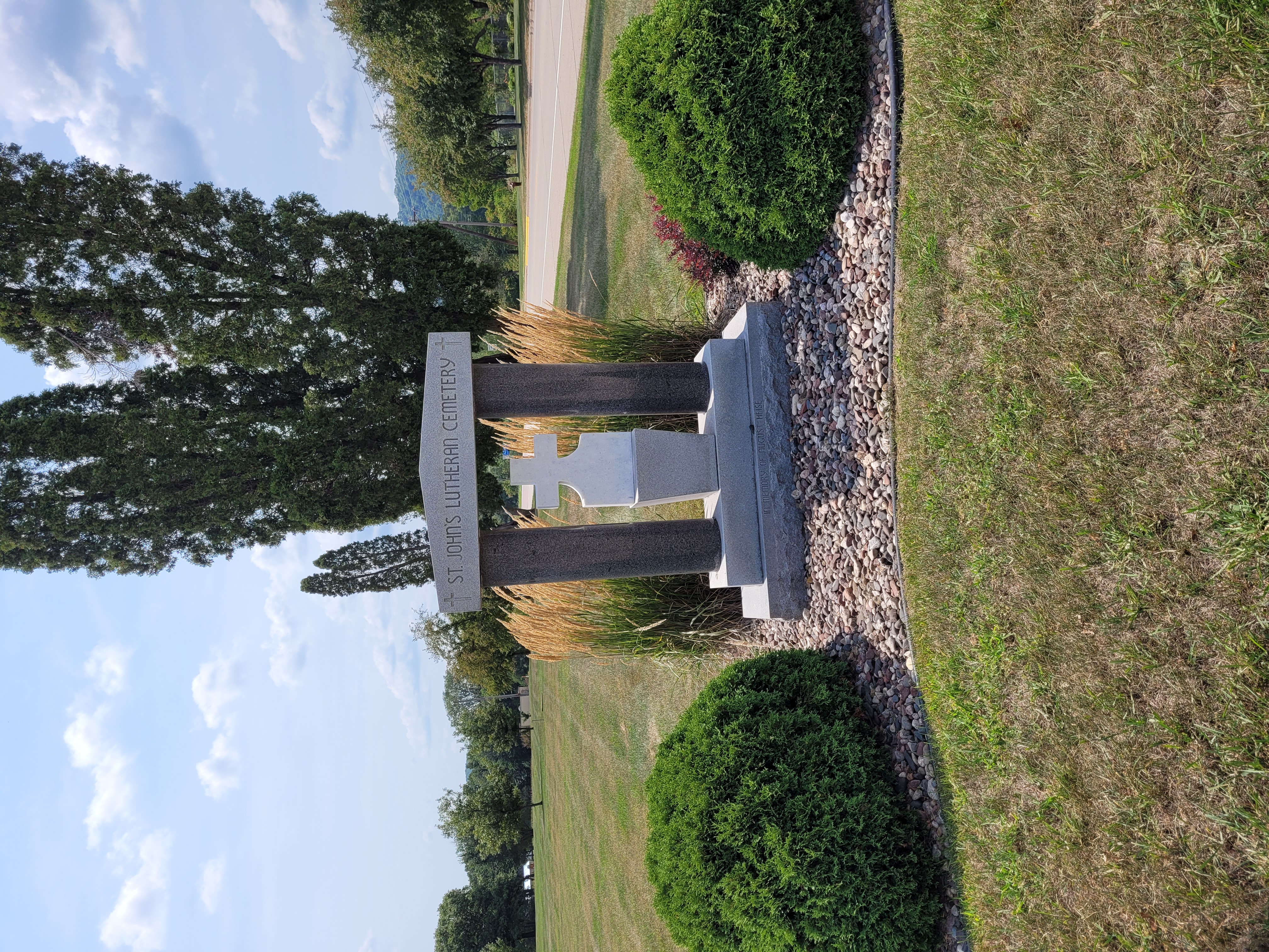 St. John's Lutheran Cemetery entrance