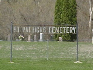 St. Patrick's Cemetery entrance